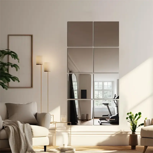 vierkante plakspiegels