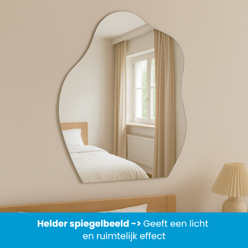 organische vorm plakspiegel