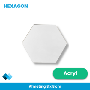 hexagon spiegel kleine plakspiegel