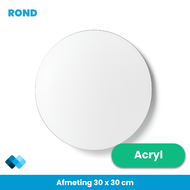 ronde plakspiegel 30 cm